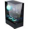 Formula Számítógépház - Crystal Z1+ Black ARGB (fekete, ablakos, ATX, 3x12 cm venti, 1xUSB3.0, 1xUSB2.0, 1xType-C)