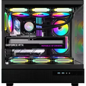   Formula Számítógépház - Crystal Z8 Black (fekete, ablakos, A