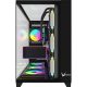 Formula Számítógépház - Crystal Z9 Floe Black (fekete, ablakos, ATX, 2xUSB3.0, 1xType-C)