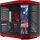 HYTE Y70 Touch Infinite táp nélküli ablakos Mid Tower számítógépház fekete-piros