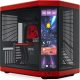 HYTE Y70 Touch Infinite táp nélküli ablakos Mid Tower számítógépház fekete-piros