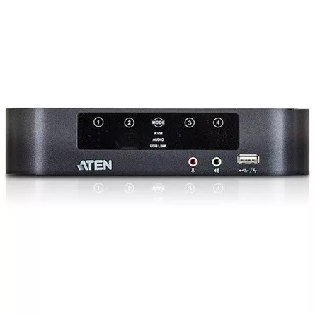 Aten CS1944-A7-G 4-portos USB2.0 DisplayPort KVM switch +audio
