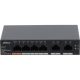 Dahua PoE switch - CS4006-4GT-60 (Cloud Menedzsment; 4x1Gbps PoE; + 2x 1Gbps uplink, 60W)