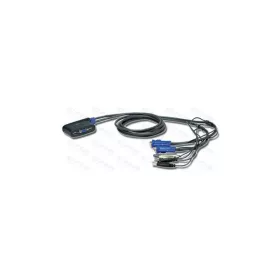 ATEN KVM Switch 2PC USB/AUDIO+kábel CS62U