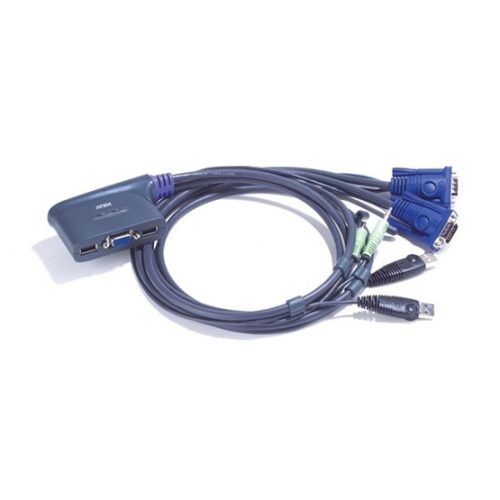 Aten ADA Aten KVM Switch USB VGA + Audio - 2 port