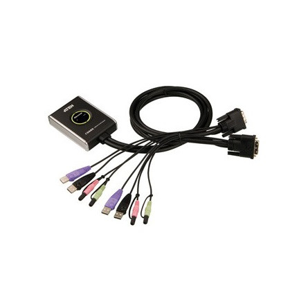 Aten CS682-AT 2 portos USB2.0 DVI KVM switch