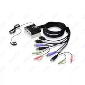 ATEN KVM Switch 2PC HDMI+audio