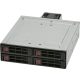 Supermicro CSE-M14TQC, Mobile rack, 4 x 2.5" hot swap SATA3 / SAS3 drives, 1 x 5.25" bay enclosure, cooling fan, LED indicators