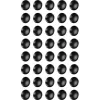 Corepad ONYX Dots G+Skatez gaming egértalp fekete 6,5x0.90/0.75mm 