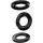 Corepad ONYX Donuts G+Skatez gaming egértalp fekete 9,5x0.90/0.75mm 