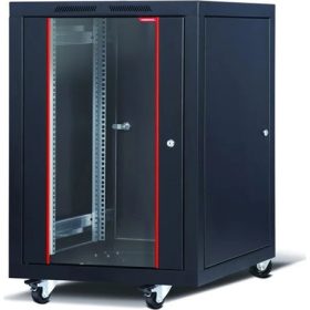   FORMRACK 20U Cosmoline 600x800 19" szabadon álló rack szekrény - RAL9005 fekete