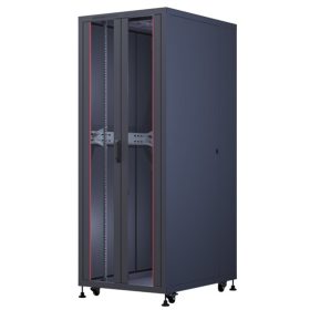   FORMRACK 26U Cosmoline 800x1000 19" szabadon álló rack szekrény - RAL9005 fekete