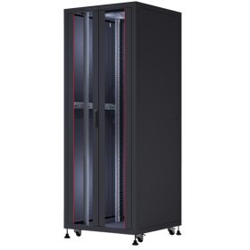   FORMRACK 42U Cosmoline 800x800 19" szabadon álló rack szekrény - RAL9005 fekete