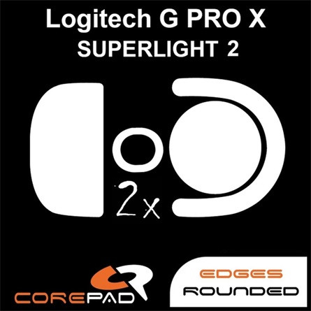 Corepad Skatez PRO 280 - Logitech G X Superlight 2 egértalp fehér