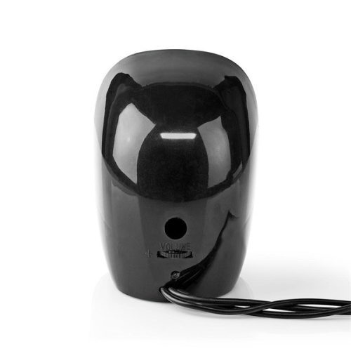 Nedis CSPR10020BK PC hangszóró 2.0, 12 W, 3,5mm sztereo jack, USB-ről táplált, hangerőszabályzó