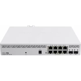   MikroTik 8-portos rackbe szerelhető PoE switch, 2xSFP+ 10G port, SwitchOS