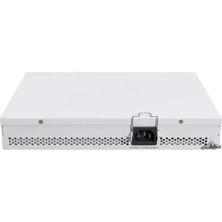 MikroTik 8-portos rackbe szerelhető PoE switch, 2xSFP+ 10G port, SwitchOS