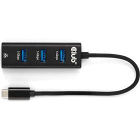   Club 3D USB Club3D USB Type-C 3.2 Gen1 to 3 Ports USB Type-A with Gigabit Ethernet