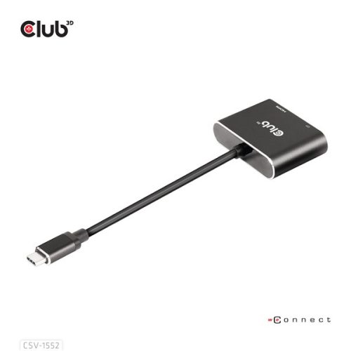 Club 3D USB Hub - CSV-1552 (3.2 USB-C Gen 1 to DisplayPort, HDMI, 4k60Hz)