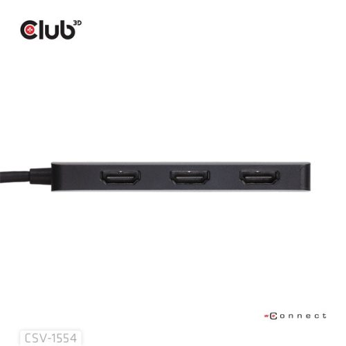 Club 3D USB Hub - CSV-1554 (3.2 USB-C to 3xHDMI, 4k60Hz)