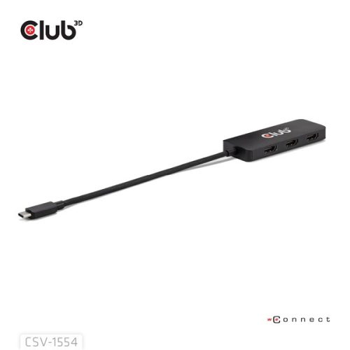 Club 3D USB Hub - CSV-1554 (3.2 USB-C to 3xHDMI, 4k60Hz)