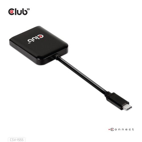 Club 3D USB Hub - CSV-1555 (3.2 USB-C to 2xDisplayPort, 4k60Hz)