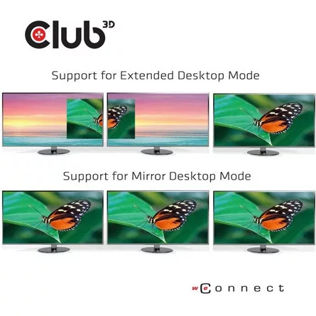 Club 3D USB Club3D USB 3.2 GEN 1 TYPE C TRIPLE DISPLAY DYNAMIC PD TÖLTŐ - 100W