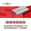 Club 3D ADA Club3D Thunderbolt 3 to Dual DisplayPort 1.2 4K60Hz UHD Adapter