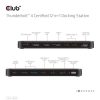 Club 3D Notebook Dokkoló - CSV-1582 (Thunderbolt 4, DP, 2xHDMI, USB-C, 4xUSB-A, SD, TF, RJ45, 3,5 Jack, 140W DC)