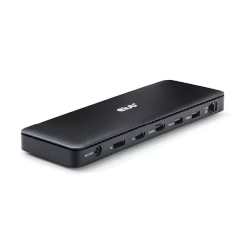 Club 3D Notebook Dokkoló - CSV-1582 (Thunderbolt 4, DP, 2xHDMI, USB-C, 4xUSB-A, SD, TF, RJ45, 3,5 Jack, 140W DC)