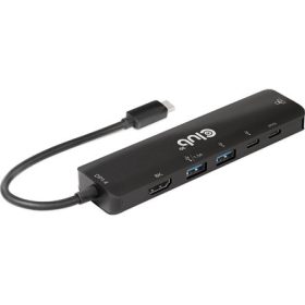   Club 3D DOC Club3D USB Gen1 Type-C, 6-in-1 Hub with HDMI 8K30Hz-4K120Hz, 2xUSB Type-A, RJ45 and 2xUSB Type-C