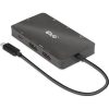 Club 3D DOC Club3D USB Gen2 Type-C to Dual DisplayPort 4k60Hz 7-in-1 Portable Dock