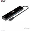 Club 3D DOC Club3D USB 4 Dokkoló HDMI2.1 + 2 USB Type-C + 1 USB Type-A+RJ45 2.5 Gbps