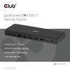 Club 3D Notebook Dokkoló - CSV-2540 (USB-C to 2xUSB-C, 2xUSB-A, 2xHDMI, 2xDP, RJ45, SD/MicroSD, 100W PD, 4K60hz)