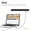 Club 3D Notebook Dokkoló - CSV-2540 (USB-C to 2xUSB-C, 2xUSB-A, 2xHDMI, 2xDP, RJ45, SD/MicroSD, 100W PD, 4K60hz)