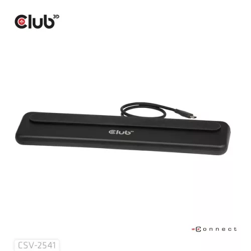 Club 3D Notebook Dokkoló - CSV-2541 (USB-C to 4xUSB-C, 2xUSB-A, 2xHDMI, 2xDP, RJ45, SD/MicroSD, 100W PD, 4K60hz)