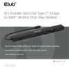 Club 3D USB Hub - CSV-2550 (USB-C to 3xUSB-C, 3xUSB-A, RJ45, SD/MicroSD, 140W PD, HDMI, 8K30hz)