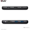 Club 3D USB Hub - CSV-2551 (USB-C to USB-C, 2xUSB-A, RJ45, SD/MicroSD, 100W PD, HDMI, DP, 8K30hz)