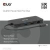 Club 3D USB Hub - CSV-2552 (USB-C to 2xUSB-C, 2xUSB-A, 2xHDMI, RJ45, SD/MicroSD, 100W PD, 4K60hz)