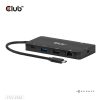 Club 3D USB Hub - CSV-2552 (USB-C to 2xUSB-C, 2xUSB-A, 2xHDMI, RJ45, SD/MicroSD, 100W PD, 4K60hz)