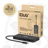 Club 3D USB Hub - CSV-2552 (USB-C to 2xUSB-C, 2xUSB-A, 2xHDMI, RJ45, SD/MicroSD, 100W PD, 4K60hz)