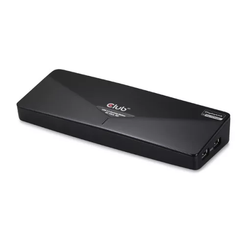 Club 3D Notebook Dokkoló - CSV-3103D (DUAL DISPLAY/4K, 3.2 USB-A to HDMI, DP, DVI-D, 3xUSB-A, RJ45, 3.5 Jack Audio +Mic)