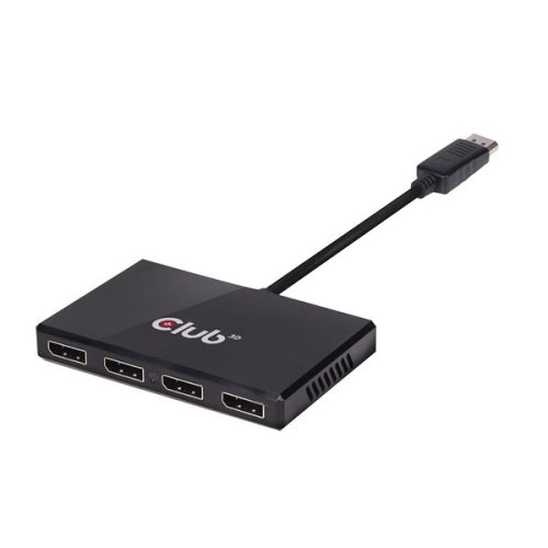 Club 3D USB Hub - CSV-6400 (Multi Stream, DisplayPort 1.2 to 4xDisplayPort, 4x1080p 60Hz)