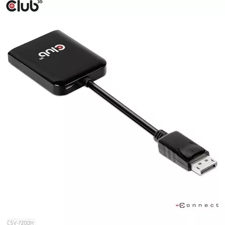 Club 3D MST Hub - CSV-7200H (DisplayPort 1.4 to 2x HDMI, 2x 4K60Hz)