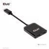 Club 3D MST Hub - CSV-7200H (DisplayPort 1.4 to 2x HDMI, 2x 4K60Hz)