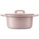 BUYDEEM Ceramic Mini Cocotte, model CT1002, color Pale Dogwood