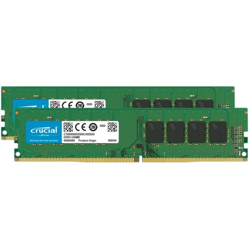 CRUCIAL 32GB Kit (2xCRUCIAL 16GB) DDR4-3200 UDIMM CL22 (8GBit/16GBit)