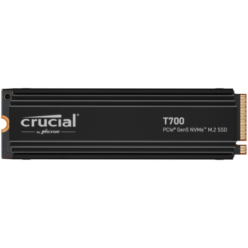 Crucial T700 4TB PCIe Gen5 NVMe M.2 SSD with heatsink, EAN: 649528936738