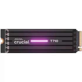   CRUCIAL T710 4TB PCIe Gen5 NVMe M.2 2280 SSD up to 14500 MB/s read and 13800 MB/s write, with heatsink