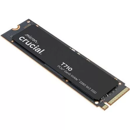 CRUCIAL T710 4TB PCIe Gen5 NVMe M.2 2280 SSD up to 14500 MB/s read and 13800 MB/s write